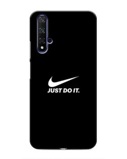 Чехол для Huawei Honor 20 с картинкой «Минимализм от Nike»