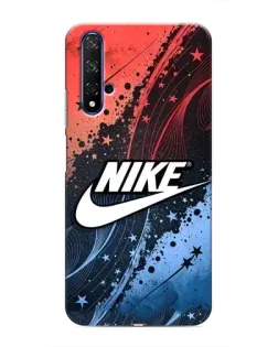 Чехол для Huawei Honor 20 с картинкой «Градиентный принт Найк»