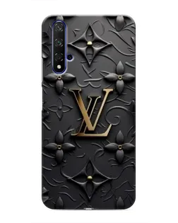 Чехол для Huawei Honor 20 с картинкой «Кожаная текстура LV»