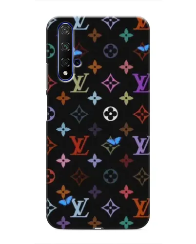Чехол для Huawei Honor 20 с картинкой «Цветная монограмма LV» Чехол для Huawei Honor 20 с картинкой «Цветная монограмма LV»