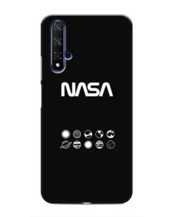 Чехол для Huawei Honor 20 с картинкой «NASA — технический принт»