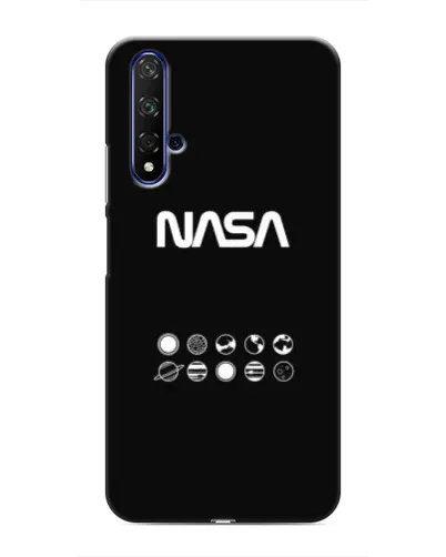 Чехол для Huawei Honor 20 с картинкой «NASA — технический принт» Чехол для Huawei Honor 20 с картинкой «NASA — технический принт»