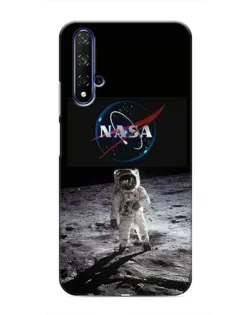 Чехол для Huawei Honor 20 с картинкой «Астронавт на Луне»