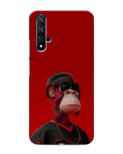 Чехол для Huawei Honor 20 с картинкой «Bored Ape в красном» Чехол для Huawei Honor 20 с картинкой «Bored Ape в красном»