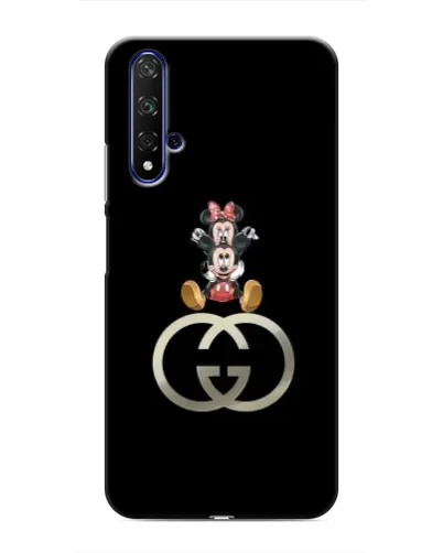 Чехол для Huawei Honor 20 с картинкой «Минни Маус на лого» Чехол для Huawei Honor 20 с картинкой «Минни Маус на лого»