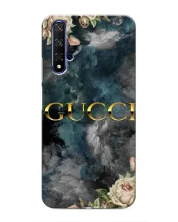 Чехол для Huawei Honor 20 с картинкой «Абстрактные цветы Gucci»