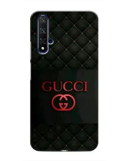 Чехол для Huawei Honor 20 с картинкой «Gucci — стеганый черный»