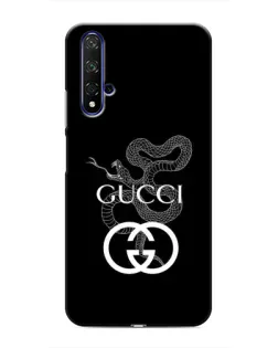 Чехол для Huawei Honor 20 с картинкой «Gucci — серебряная змея»