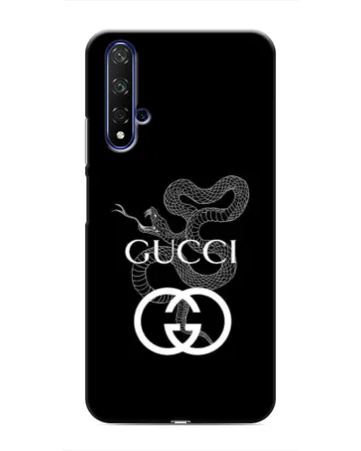 Чехол для Huawei Honor 20 с картинкой «Gucci — серебряная змея» Чехол для Huawei Honor 20 с картинкой «Gucci — серебряная змея»