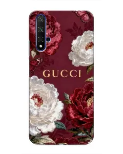 Чохол для Huawei Honor 20 з картинкою «Gucci — бордові троянди» Чохол для Huawei Honor 20 з картинкою «Gucci — бордові троянди»