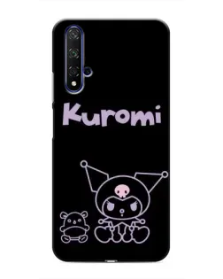 Чохол для Huawei Honor 20 з картинкою «Kuromi — чорний мінімалізм» Чохол для Huawei Honor 20 з картинкою «Kuromi — чорний мінімалізм»