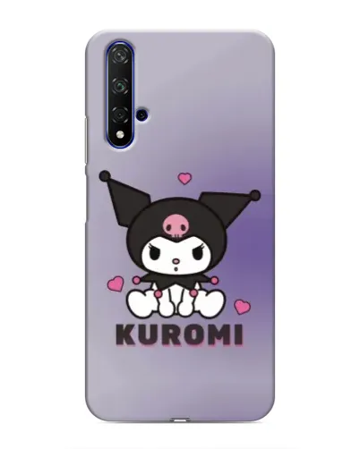Чехол для Huawei Honor 20 с картинкой «Kuromi — фиолетовый арт»