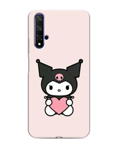 Чехол для Huawei Honor 20 с картинкой «Kuromi и сердце»