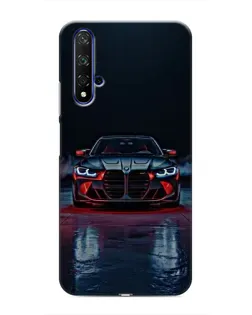 Чехол для Huawei Honor 20 с картинкой «BMW на мокрой дороге»