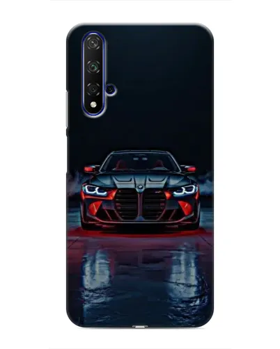 Чехол для Huawei Honor 20 с картинкой «BMW на мокрой дороге»