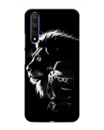 Чехол для Huawei Honor 20 с картинкой «BMW и лев»