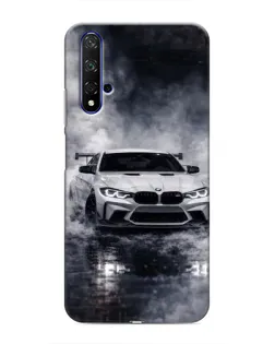 Чехол для Huawei Honor 20 с картинкой «BMW сквозь туман»