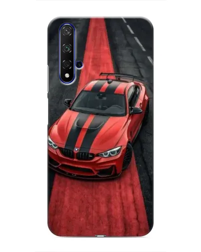 Чехол для Huawei Honor 20 с картинкой «BMW на красной дорожке»