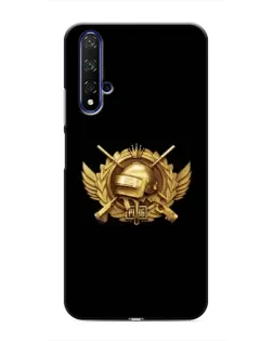 Чехол для Huawei Honor 20 с картинкой «PUBG — оранжевый градиент»