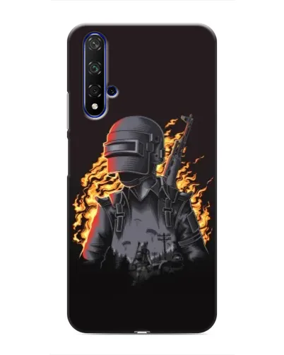 Чохол для Huawei Honor 20 з картинкою «PUBG — вогняний силует» Чохол для Huawei Honor 20 з картинкою «PUBG — вогняний силует»
