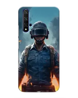 Чохол для Huawei Honor 20 з картинкою «PUBG — реалістичний герой»