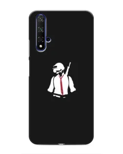 Чохол для Huawei Honor 20 з картинкою «PUBG — силует воїна»