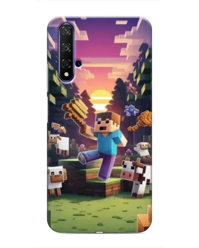 Чехол для Huawei Honor 20 с картинкой «Стив на ферме» Чехол для Huawei Honor 20 с картинкой «Стив на ферме»