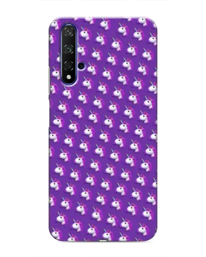 Чохол для Huawei Honor 20 з картинкою «Єдинороги на фіолетовому» Чохол для Huawei Honor 20 з картинкою «Єдинороги на фіолетовому»