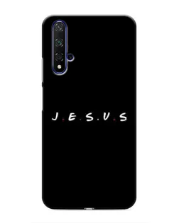 Чехол для Huawei Honor 20 с картинкой «Точки веры J.E.S.U.S.»