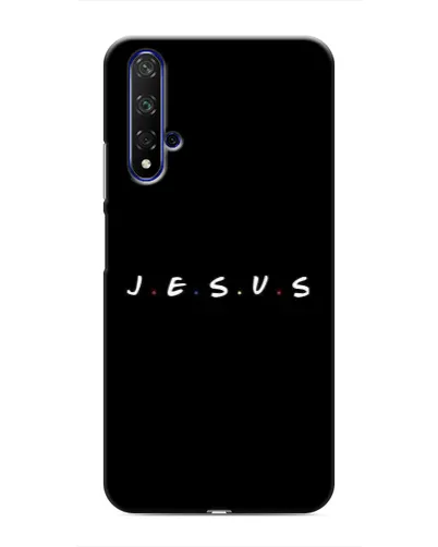 Чехол для Huawei Honor 20 с картинкой «Точки веры J.E.S.U.S.» Чехол для Huawei Honor 20 с картинкой «Точки веры J.E.S.U.S.»