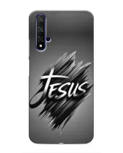 Чехол для Huawei Honor 20 с картинкой «Надпись Jesus Graffiti»