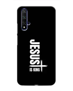 Чехол для Huawei Honor 20 с картинкой «Вертикаль веры Jesus»