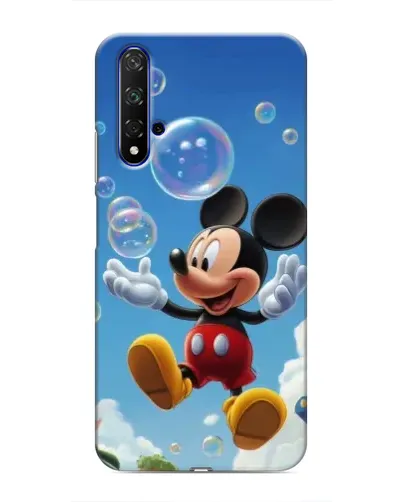 Чохол для Huawei Honor 20 з картинкою «Mickey та мильні бульбашки»