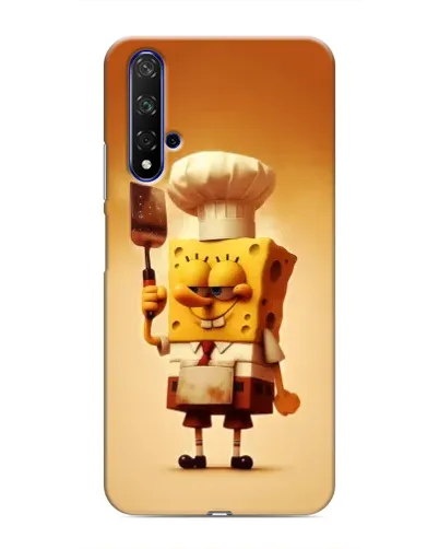 Чохол для Huawei Honor 20 з картинкою «Губка Боб кухар»
