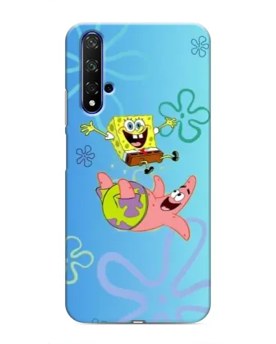 Чохол для Huawei Honor 20 з картинкою «Спанч Боб та Патрік»