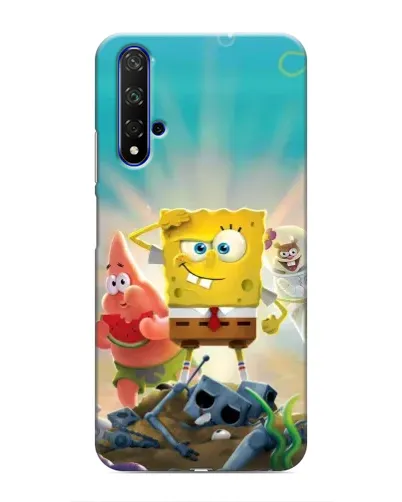 Чохол для Huawei Honor 20 з картинкою «Спанч Боб переможець»
