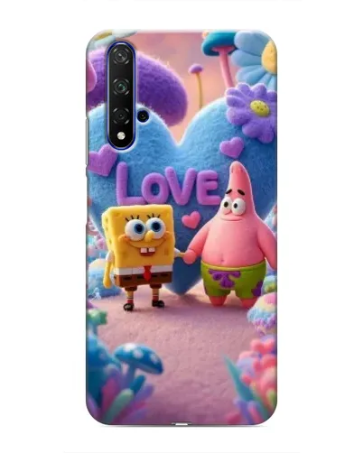 Чохол для Huawei Honor 20 з картинкою «Губка Боб Патрік»