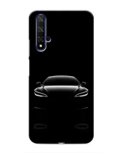 Чохол для Huawei Honor 20 з картинкою «Силует Tesla Night»