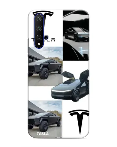 Чохол для Huawei Honor 20 з картинкою «Колаж Cybertruck Tesla» Чохол для Huawei Honor 20 з картинкою «Колаж Cybertruck Tesla»