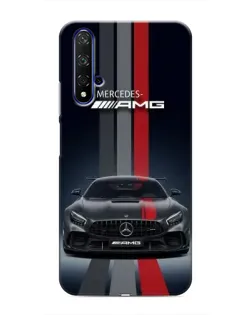 Чохол для Huawei Honor 20 з картинкою «Mercedes — білий карбон» Чохол для Huawei Honor 20 з картинкою «Mercedes — білий карбон»