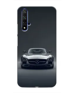 Чехол для Huawei Honor 20 с картинкой «Mercedes на черном»
