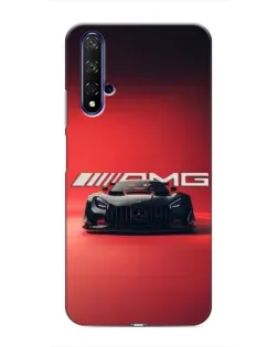 Чехол для Huawei Honor 20 с картинкой «Mercedes AMG — красная линия»