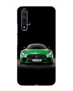 Чехол для Huawei Honor 20 с картинкой «Mercedes — неоновый лого»