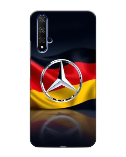 Чехол для Huawei Honor 20 с картинкой «Mercedes — флаг Германии»