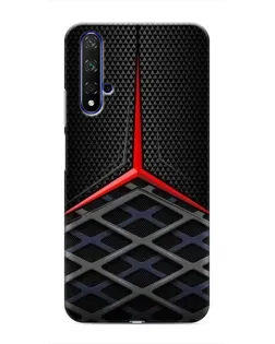 Чехол для Huawei Honor 20 с картинкой «Mercedes Carbon Grid»