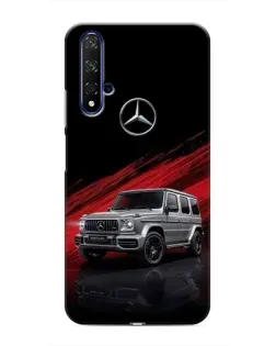 Чехол для Huawei Honor 20 с картинкой «Mercedes G-Class красный»