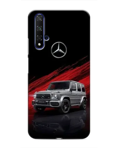 Чехол для Huawei Honor 20 с картинкой «Mercedes G-Class красный»