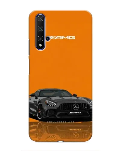 Чехол для Huawei Honor 20 с картинкой «Оранжевый Mercedes AMG»