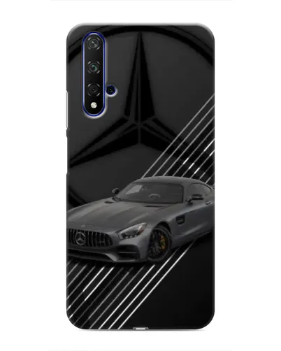 Чехол для Huawei Honor 20 с картинкой «Mercedes AMG — графика»