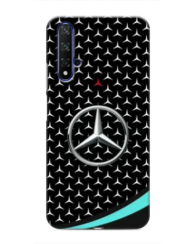 Чехол для Huawei Honor 20 с картинкой «Mercedes — бирюзовый акцент»